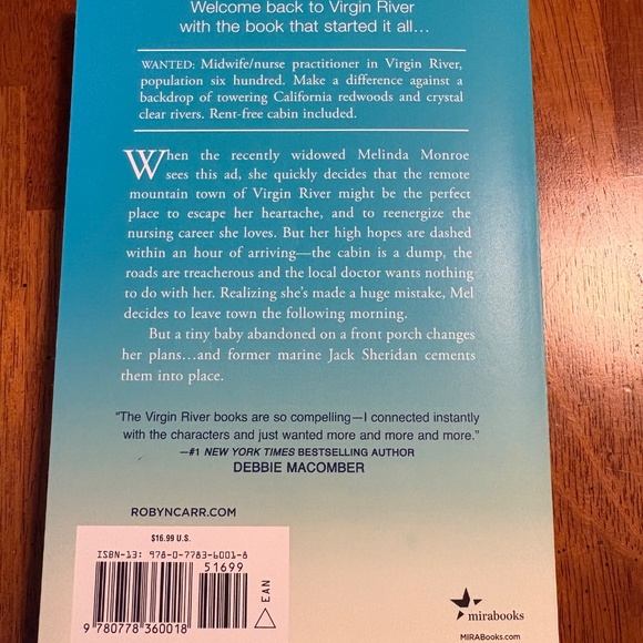 Robyn Carr Book, Virgin River Book 1, New Paperback - Picture 3 of 4